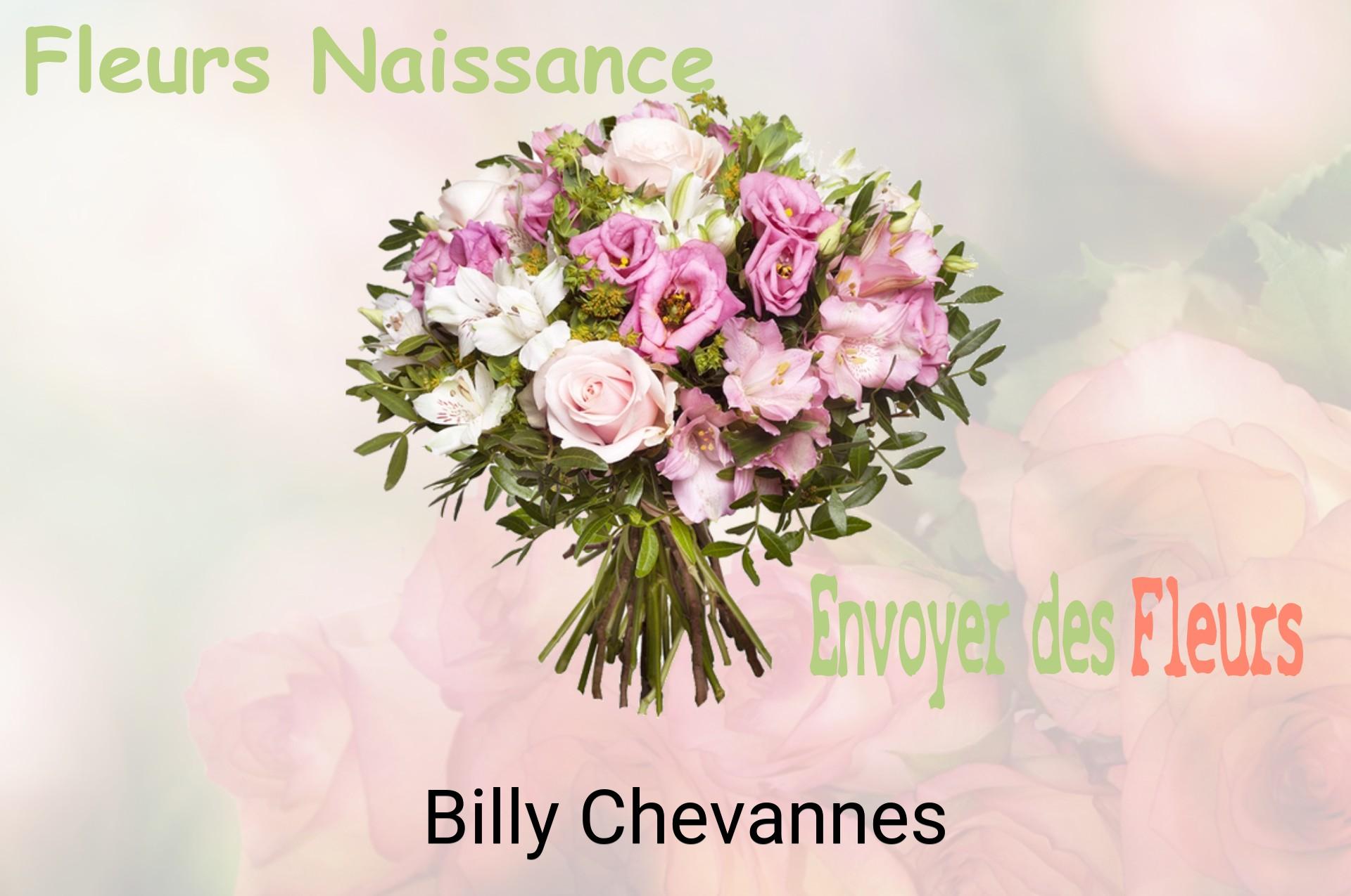 Bouquet de fleurs de naissance livré à Billy-Chevannes